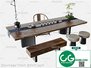 Tea Room 26 3D Model